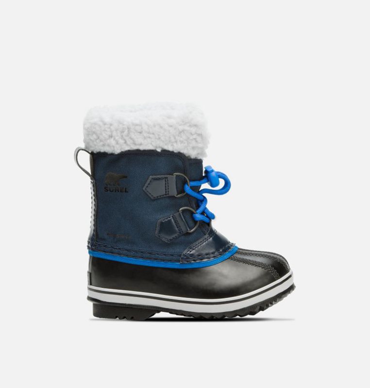 Sorel Childrens Yoot Pac™ Nylon - Kids Snow Boots Navy/Blue - 312768OZP